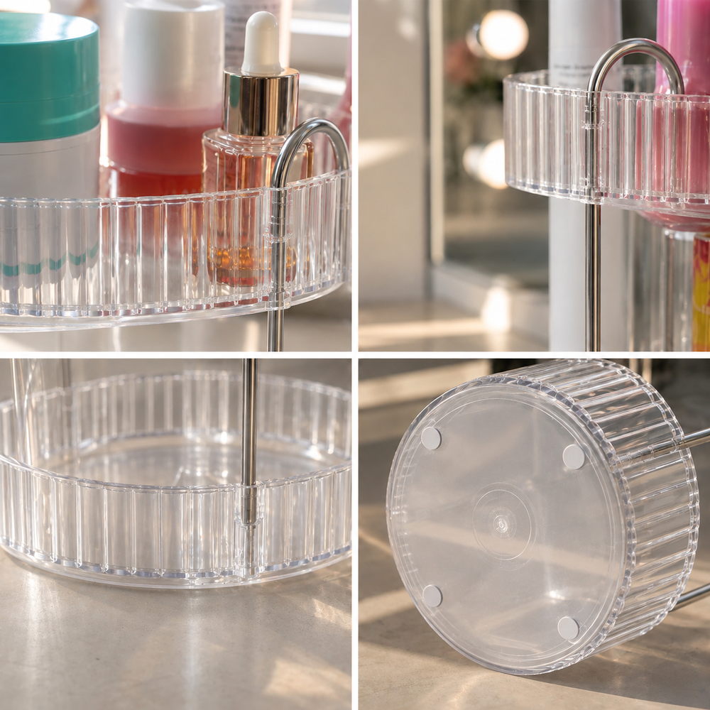 Twirl & Glow Rotating Skincare Organiser | Eleva regenerated |04