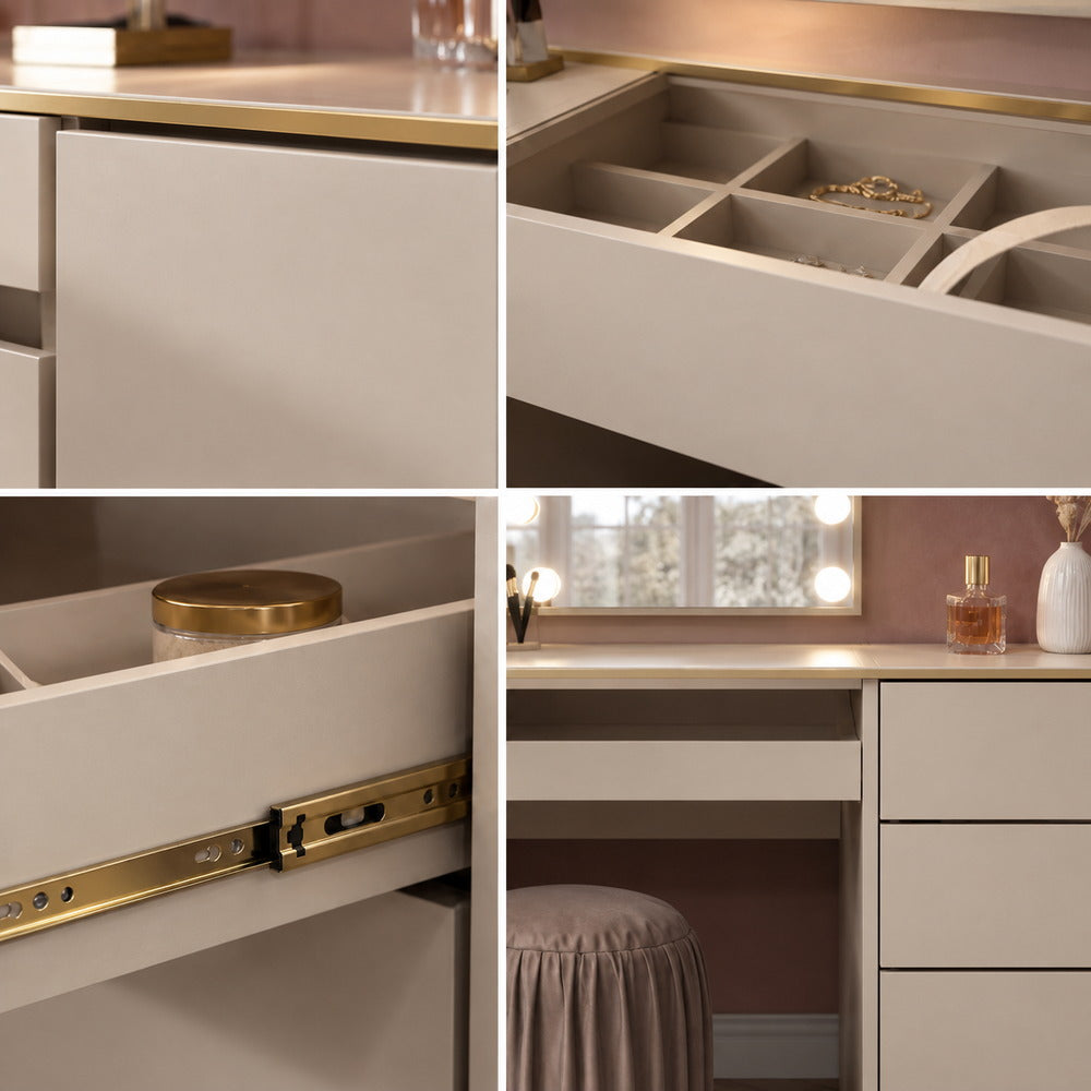 Cashmere Kiss Hollywood Dressing Table | Eleva regenerated |06