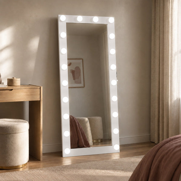 Main Character Full Length Mirror in White | Eleva regenerated |01