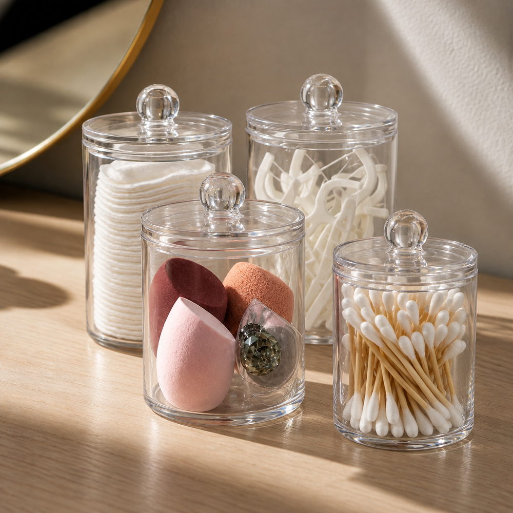 Apothecary Charm Sponge Organiser Jars | Eleva regenerated |01