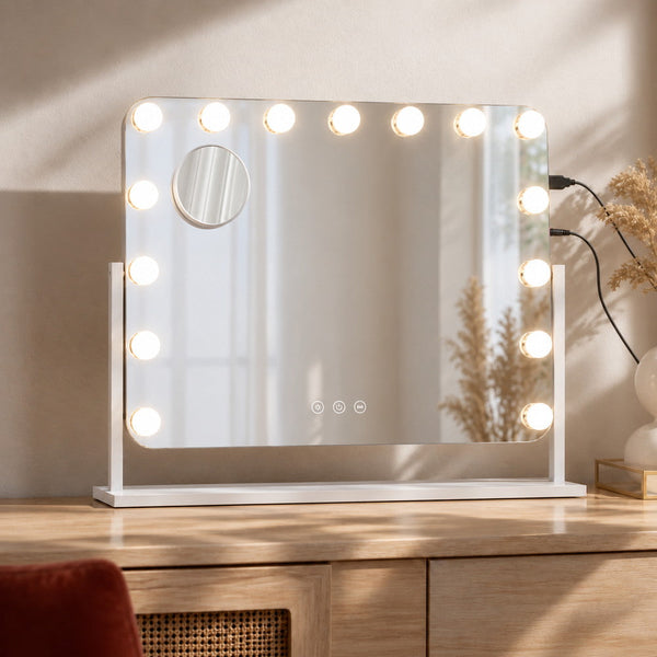 Close-Up Beauty Vanity Mirror with Magnifier | Eleva regenerated |01