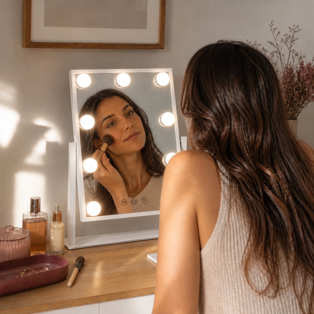 Sweetheart Mini Light-Up Mirror | Eleva regenerated |03