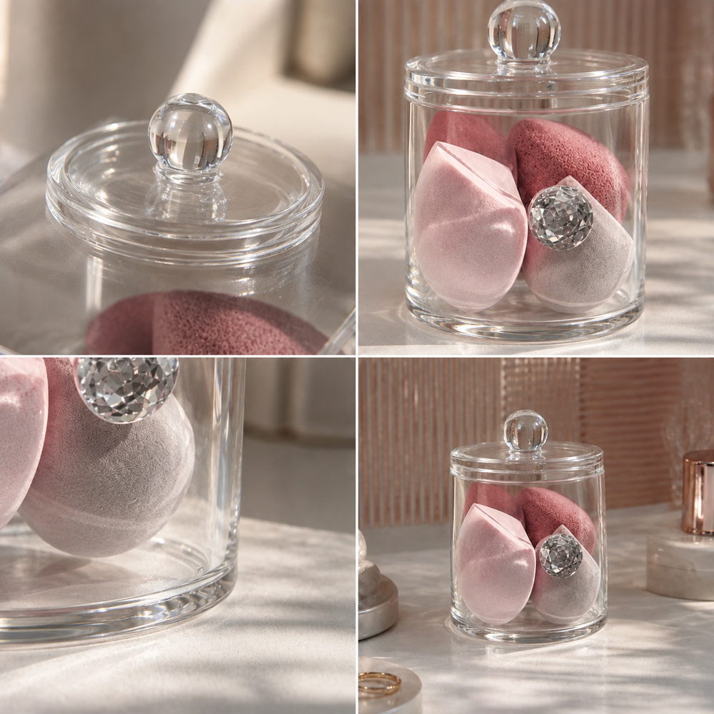 Apothecary Charm Sponge Organiser Jars | Eleva regenerated |03