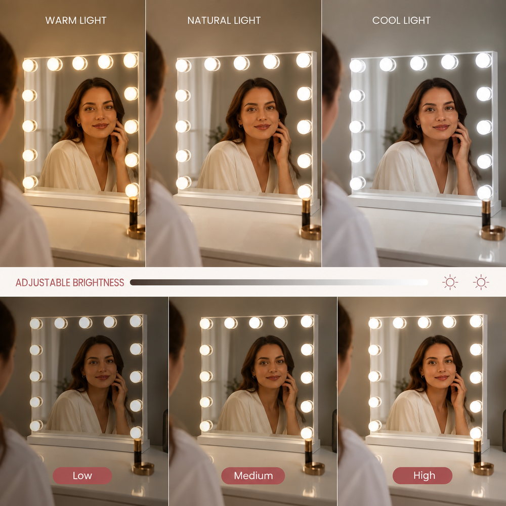 Glam Hour Hollywood Vanity Mirror | Eleva regenerated |03