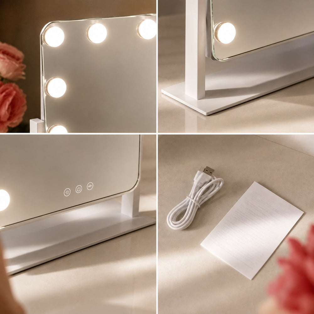 Close-Up Beauty Vanity Mirror with Magnifier | Eleva regenerated |04