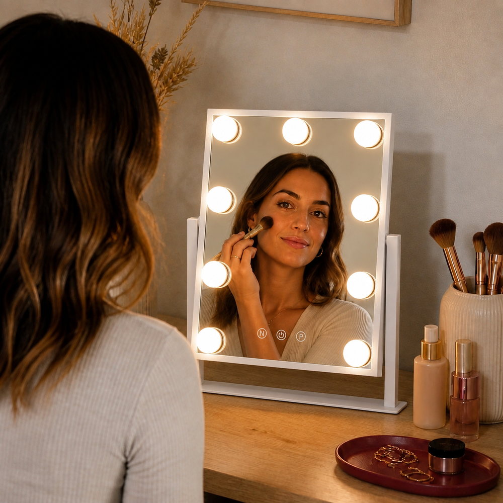 Fresh Face Compact Makeup Mirror | Eleva regenerated |04