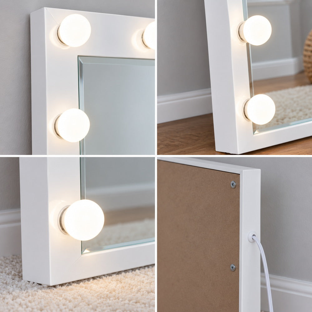 Main Character Full Length Mirror in White | Eleva regenerated |04