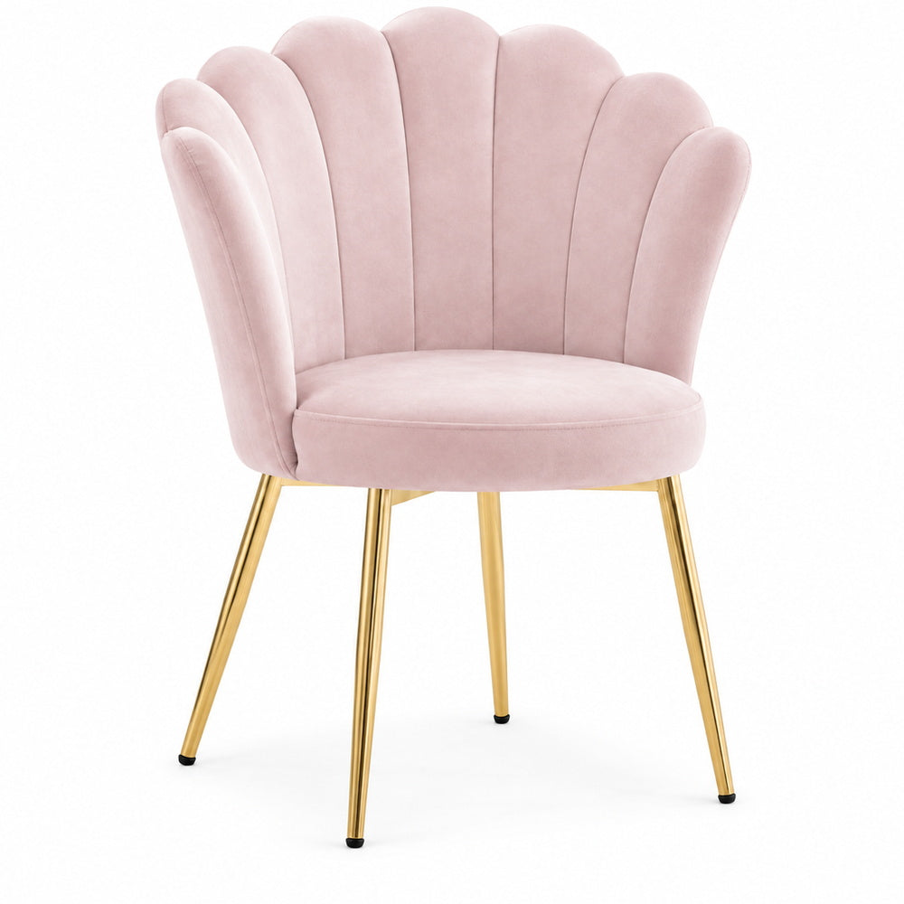 Mermaid Shell Velvet Vanity Chair | Eleva regenerated |06